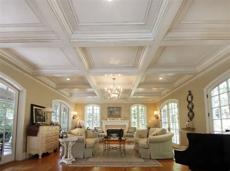 tilton coffered ceiling beams.